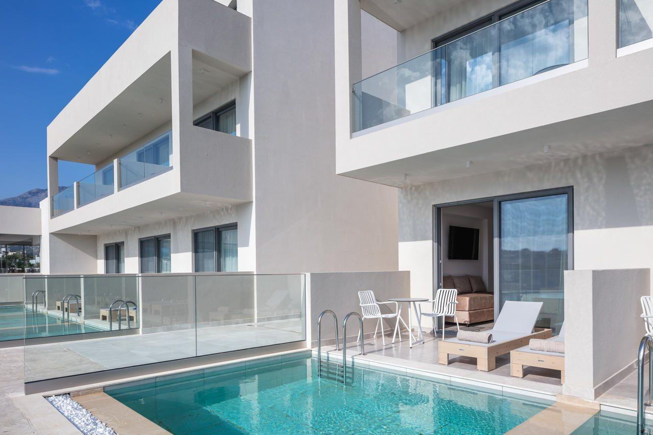 Nima Boutique Hotel (Adults Only) Paralia Kourna ภายนอก รูปภาพ