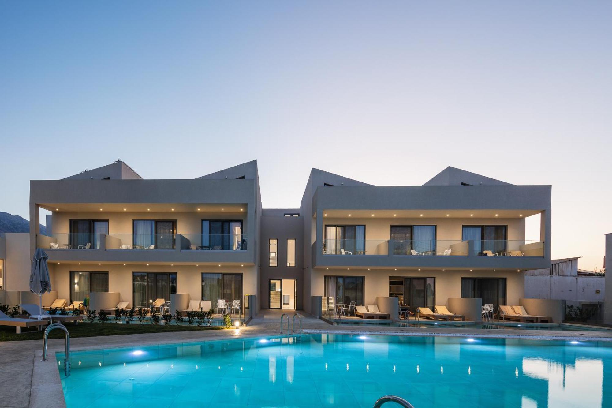 Nima Boutique Hotel (Adults Only) Paralia Kourna ภายนอก รูปภาพ