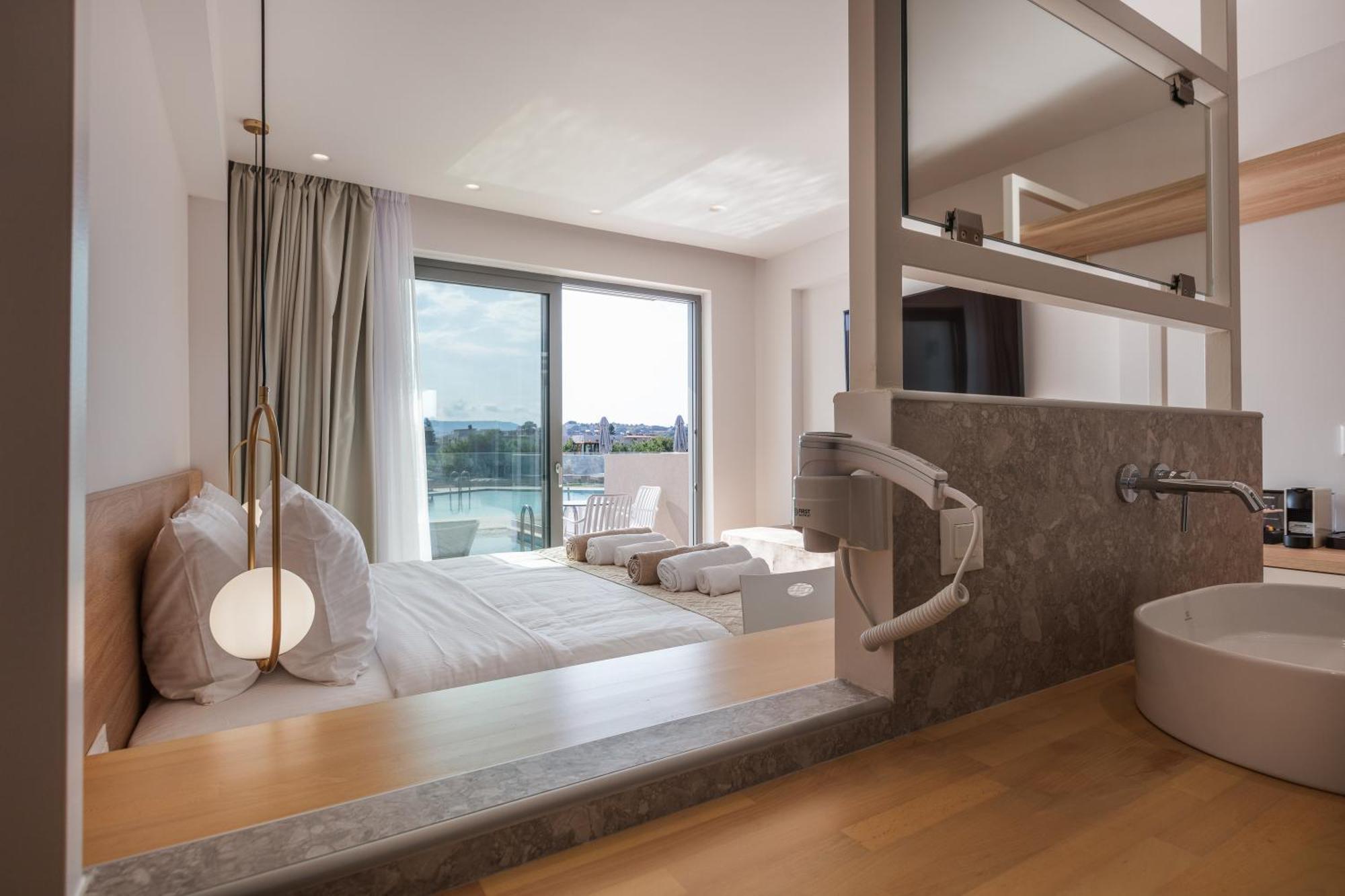 Nima Boutique Hotel (Adults Only) Paralia Kourna ภายนอก รูปภาพ